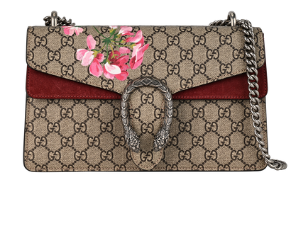 Small Blooms Dionysus, &pound;795, Handbags, Beige/Burgundy, Canvas, Front view